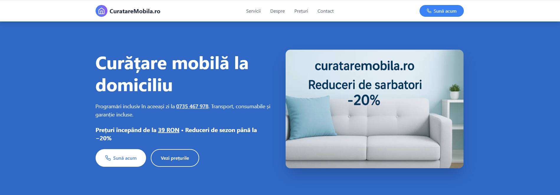 CuratareMobila.ro screenshot